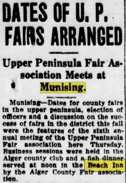Beach Inn - Oct 1927 Article (newer photo)
